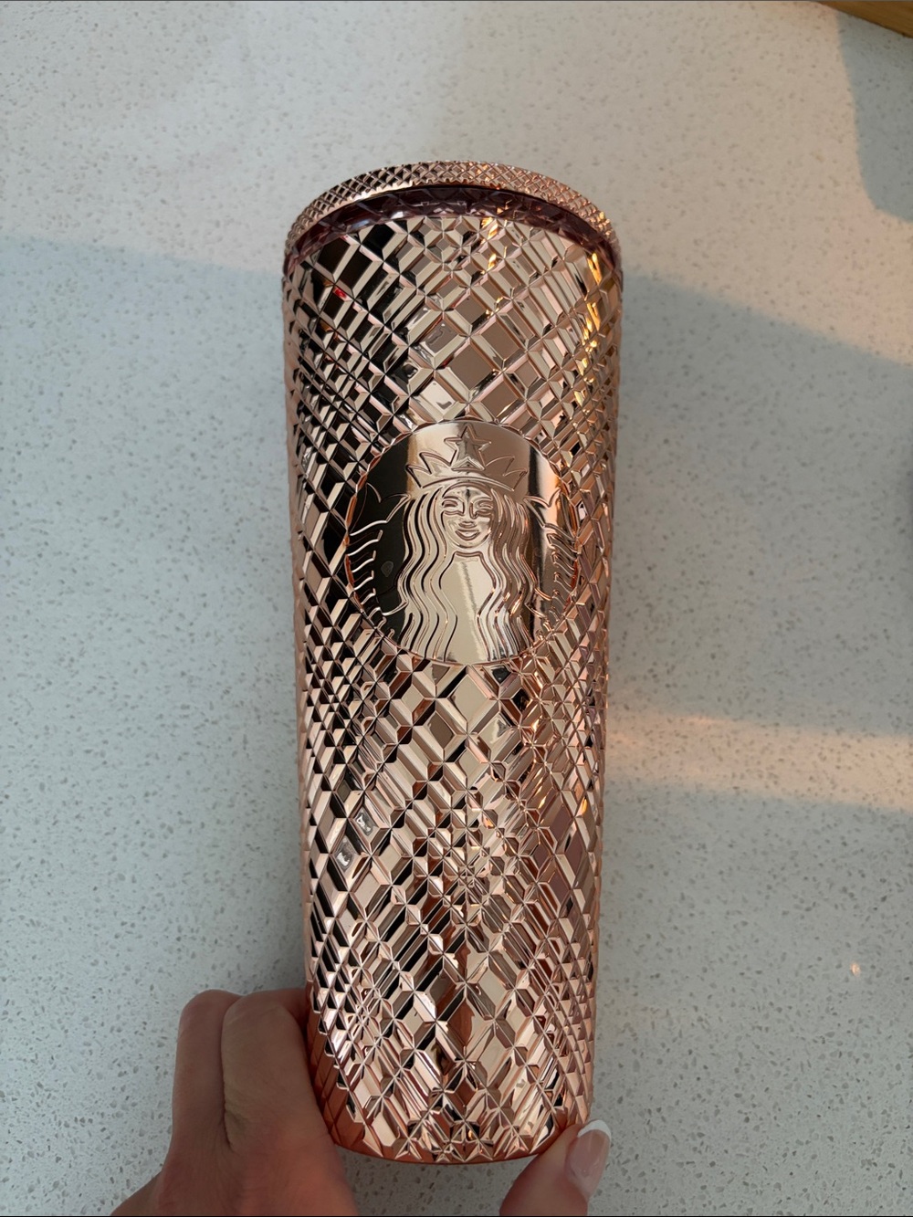 Starbucks rose Gold tall cup